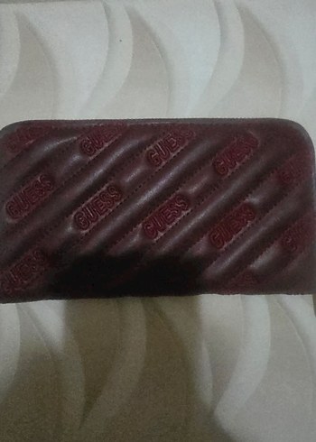 Beden Bordo Deri Fermuarlı Kadın Cüzdanı