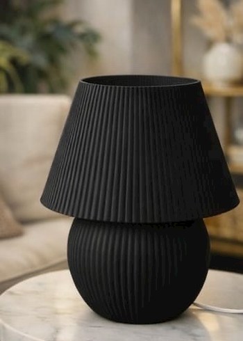 Renkli Modern Abajur - Görsel 6