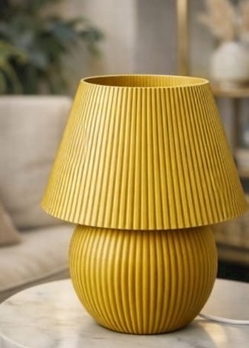 Renkli Modern Abajur - Görsel 3