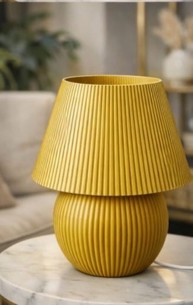 Renkli Modern Abajur - Görsel 3