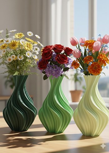 Dalgalı Vazo - Görsel 6