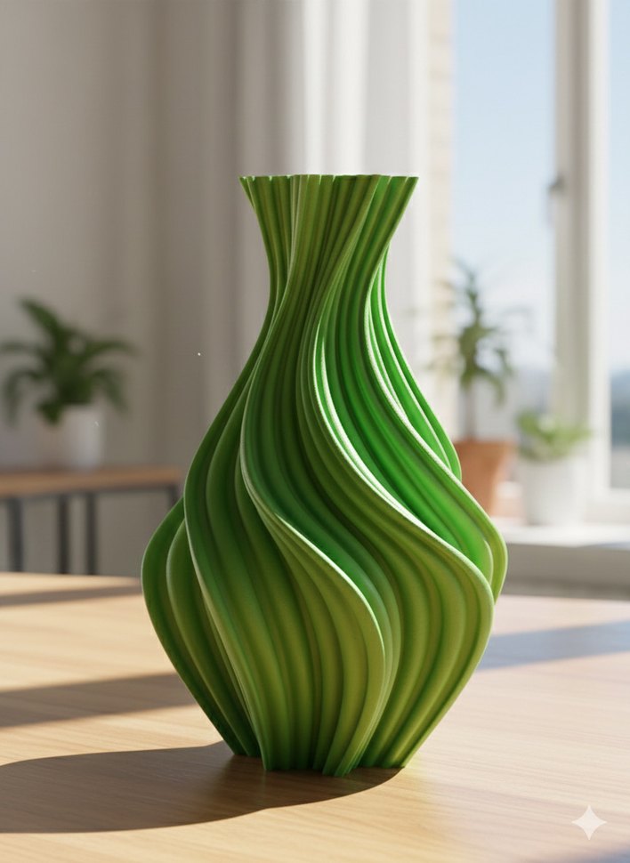 Dalgalı Vazo - Görsel 3