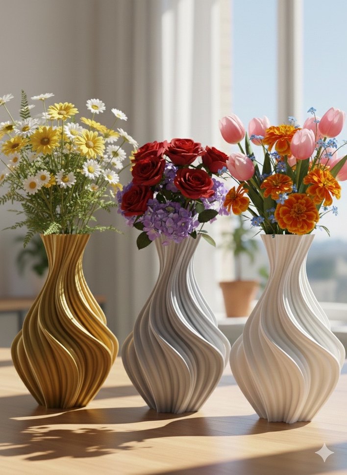 Dalgalı Vazo - Görsel 5