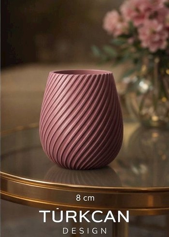 Turkcan 8 cm Pembe Vazolu Pastel Çiçek Aranjmanı - Görsel 6