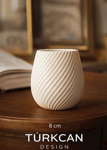 Turkcan 8 cm Pembe Vazolu Pastel Çiçek Aranjmanı - Görsel 8