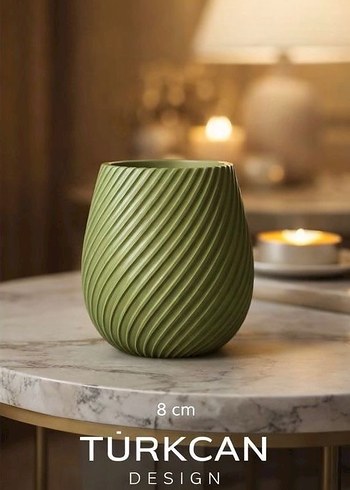 Turkcan 8 cm Pembe Vazolu Pastel Çiçek Aranjmanı - Görsel 7