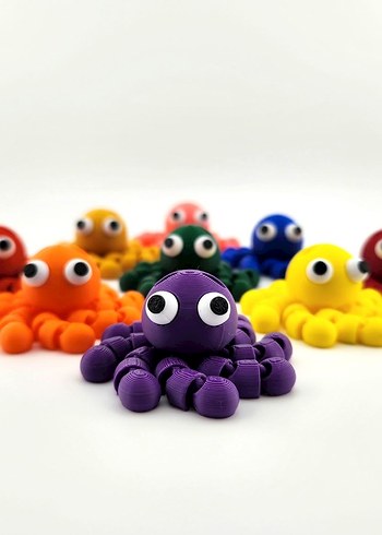 Renkli Minik Ahtapot Oyuncakları - Görsel 2