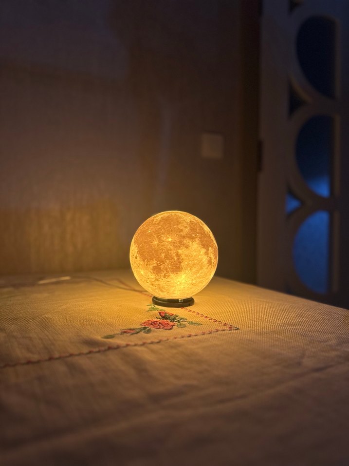 Ay Işığı Masa Gece Lambası - Görsel 5