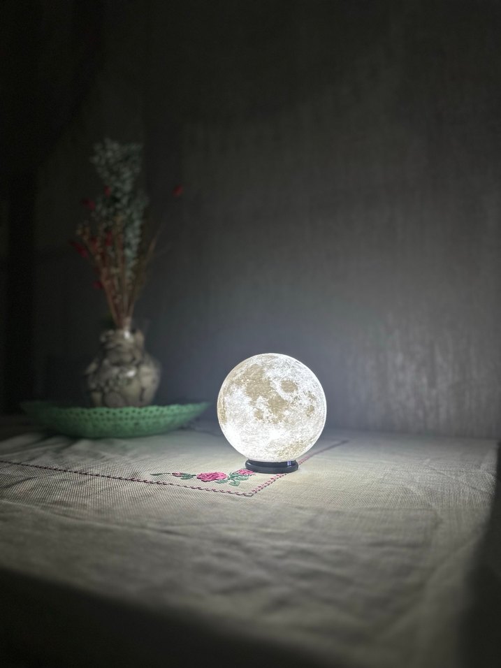 Ay Işığı Masa Gece Lambası - Görsel 4