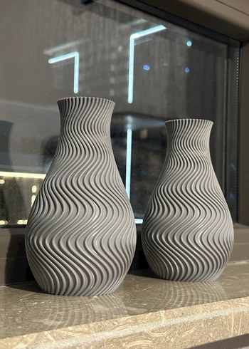 Spiral Desenli Vazo - Görsel 5