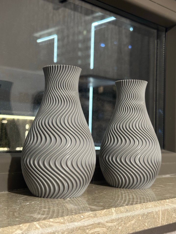 Spiral Desenli Vazo - Görsel 5