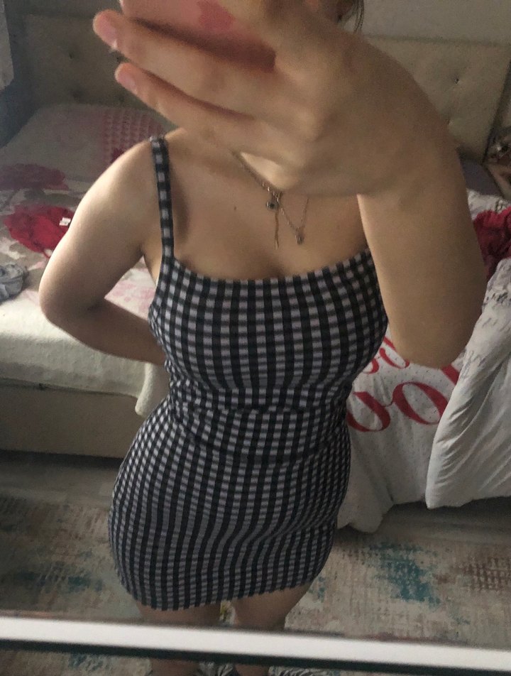 Kareli  Elbise - Görsel 2