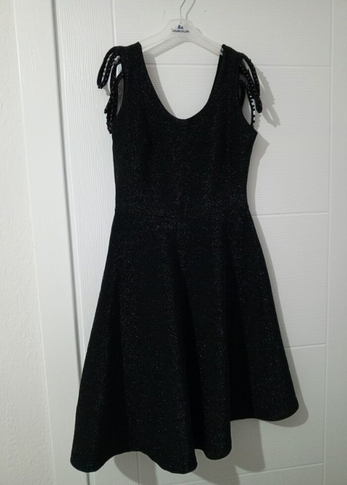 Simli mezuniyet elbisesi - Görsel 2