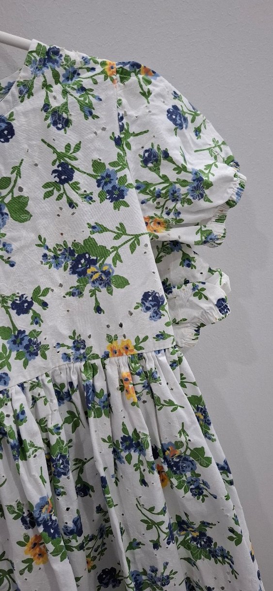 Çiçek Desenli Anne  Kız Çocuk Bohem Elbise - Görsel 2