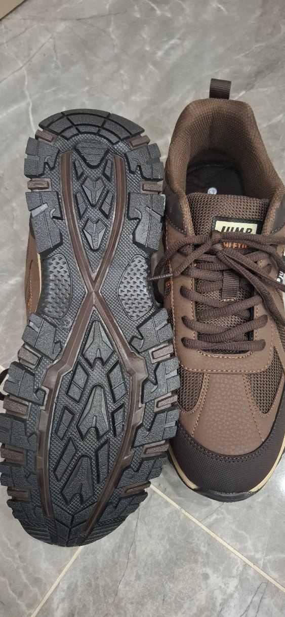 Erkek Spor Ayakkabı JUMP Velcro Kahverengi - Görsel 3