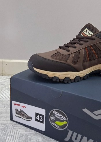 Jump Kahverengi Erkek Outdoor Ayakkabı Velcro Detaylı