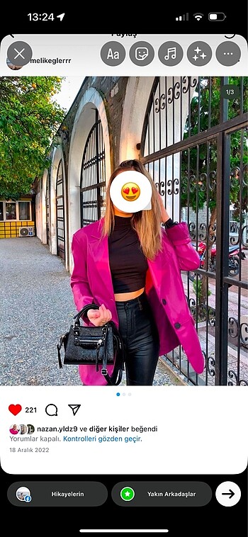 Bershka pembe blazer