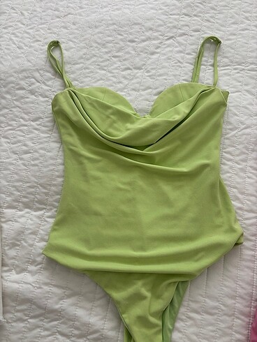 Zara yeşil bluz