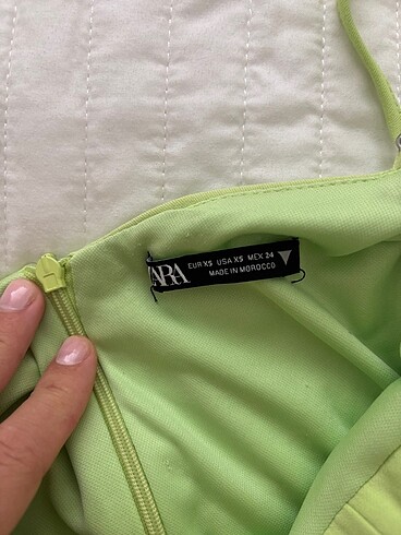 Zara Zara yeşil bluz