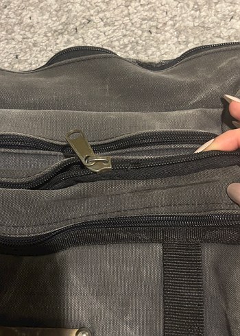 Gri Postacı Çantası - Görsel 5