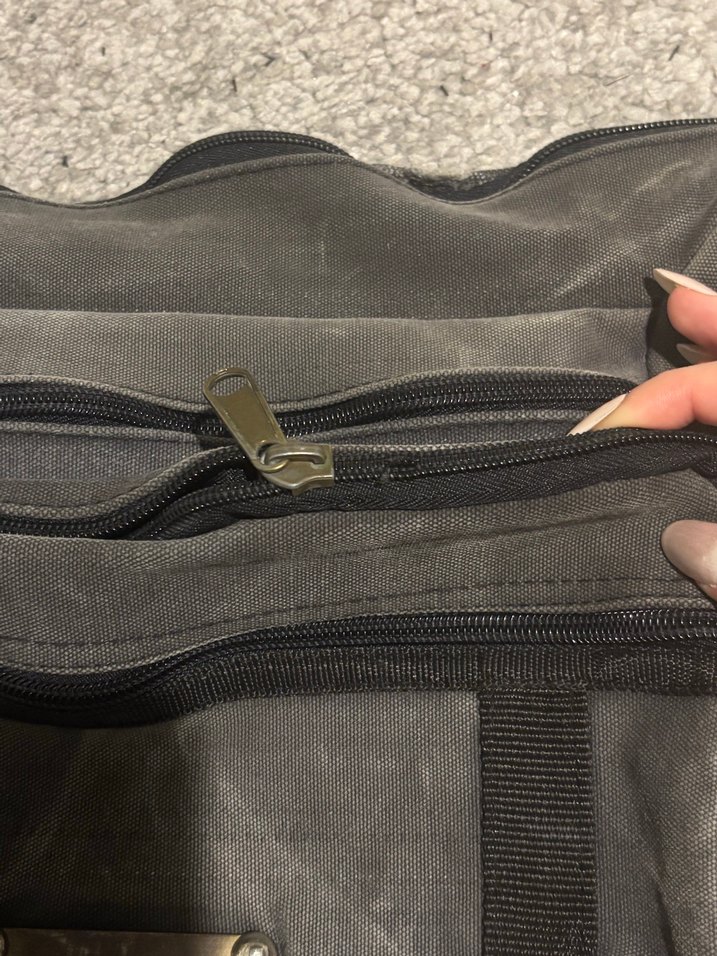 Gri Postacı Çantası - Görsel 5