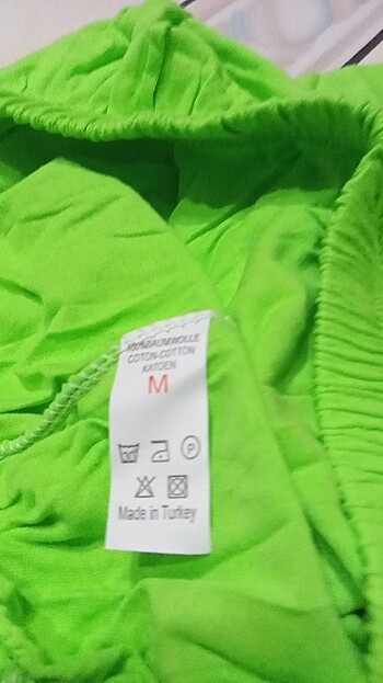 m Beden yeşil Renk Hiç kullanılmadı