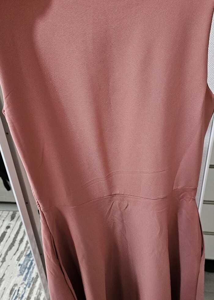 Somon midi elbise - Görsel 3