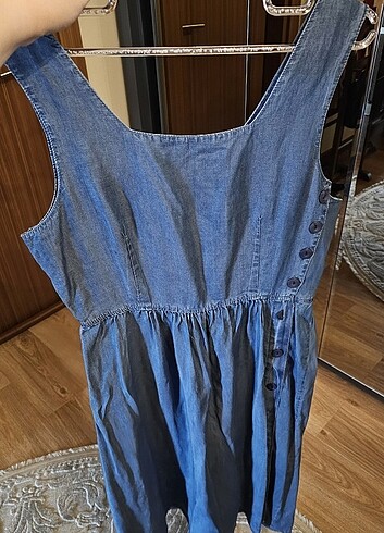 Denim elbise