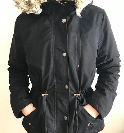 siyah h&m mont