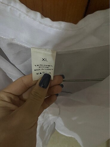 xl Beden beyaz Renk Beyaz gömlek