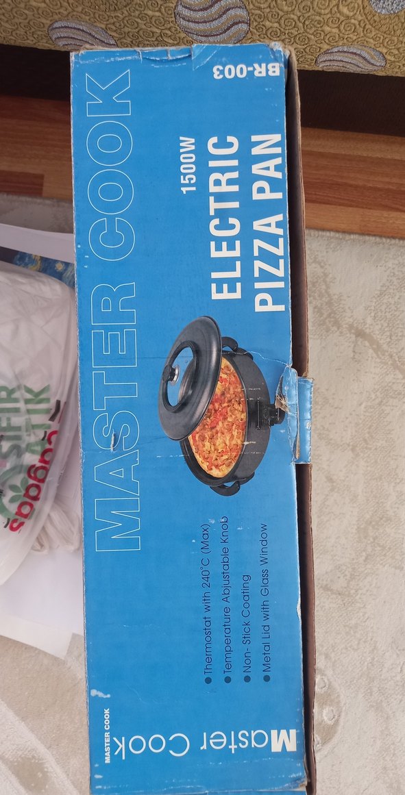 Master Cook Elektrikli Pizza Tavası 1500W - Görsel 3