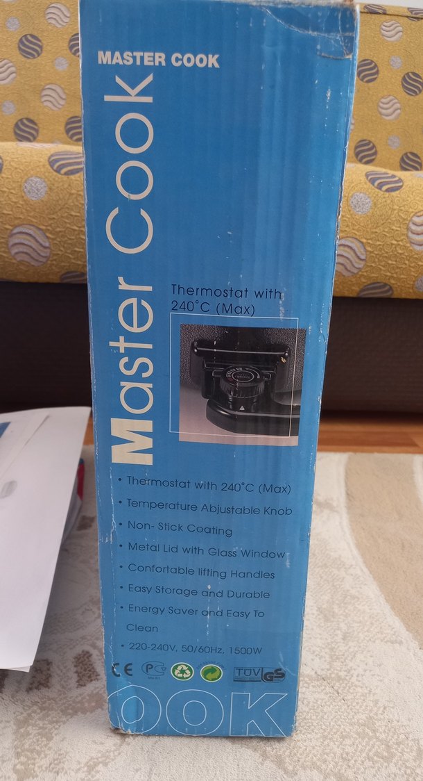 Master Cook Elektrikli Pizza Tavası 1500W - Görsel 2