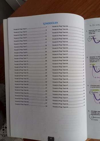 YKS İngilizce Kelime ve Edat Soru Bankası - Görsel 3