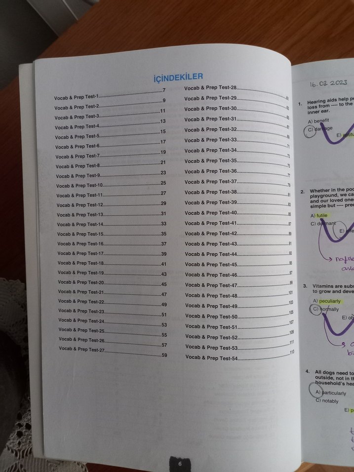 YKS İngilizce Kelime ve Edat Soru Bankası - Görsel 3