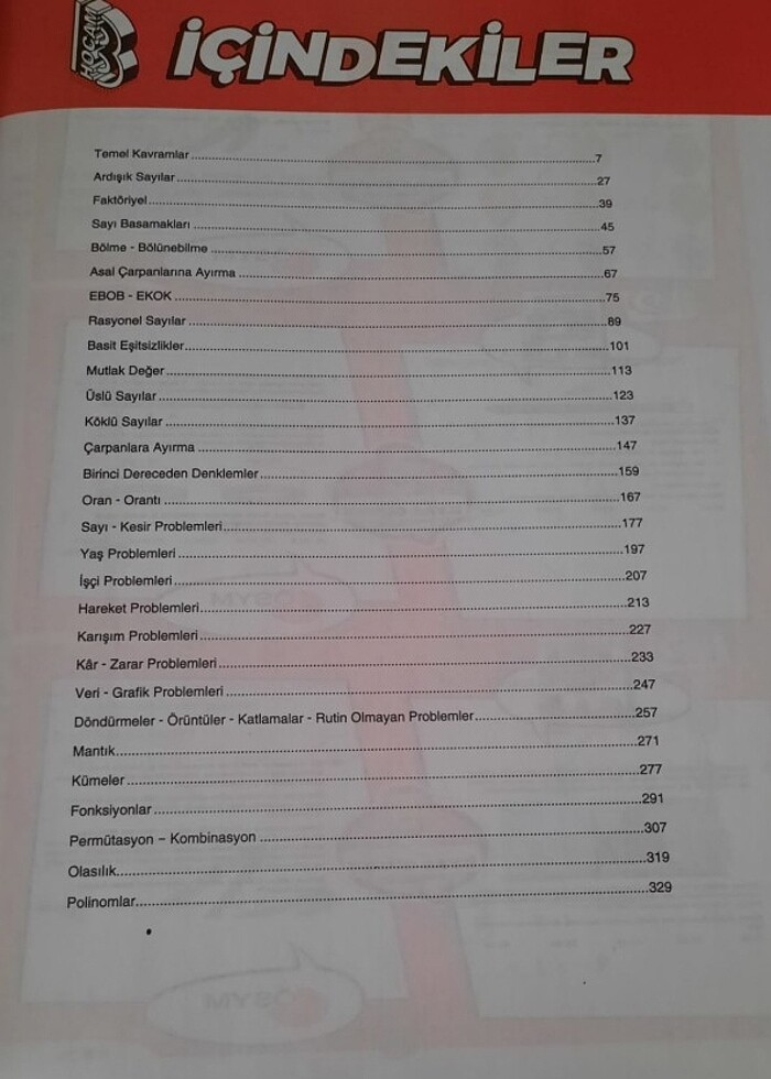 Benim Hocam Tyt Matematik Soru Bankası - Görsel 2