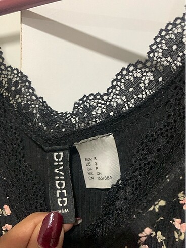 H&M H&m cicekli mini elbise