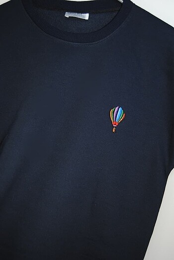 Beverly Hills Polo Club Oversize Air Balloon Nakış Detay Sweatshirt