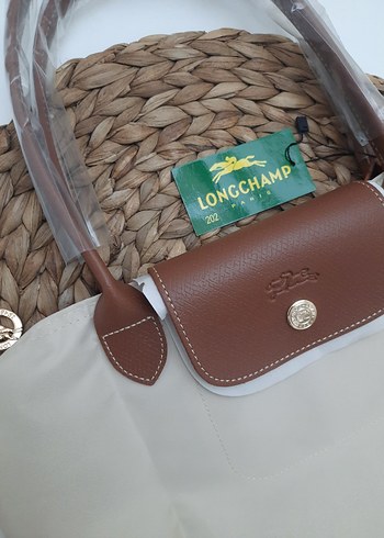  Beden ten rengi Renk Longchamp Medium Le Pliage Krem