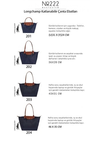 Beden ten rengi Renk Krem Longchamp large