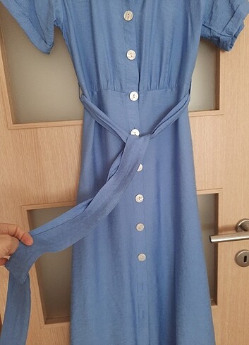 xs Beden mavi Renk Gömlek elbise