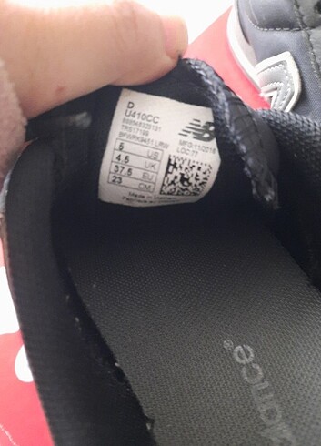 37,5 Beden gri Renk Orjinal New Balance