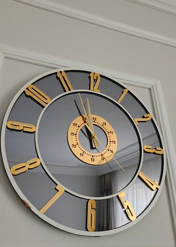 Gold Duvar Saati - Görsel 2