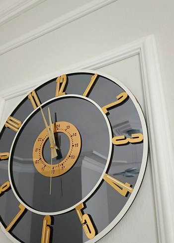 Gold Duvar Saati - Görsel 4