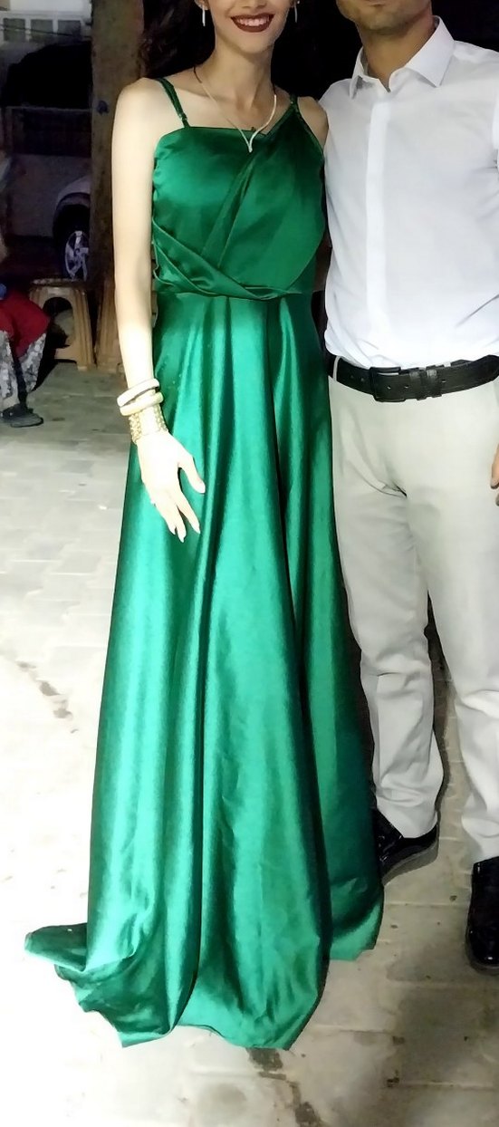 SATEN ABİYE ELBİSE - Görsel 4