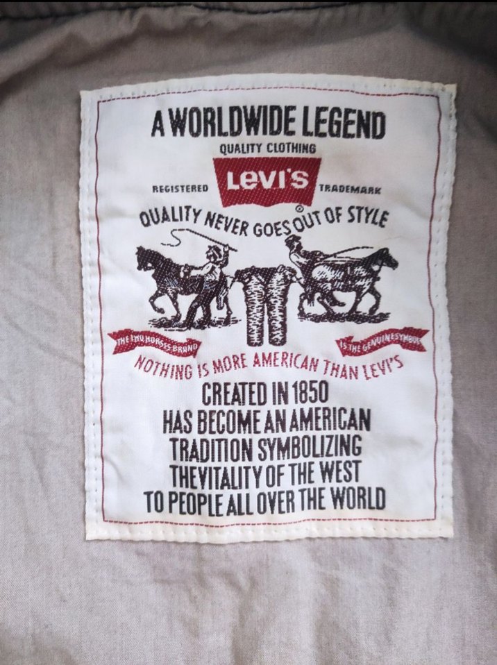 Levis deri ceket - Görsel 2