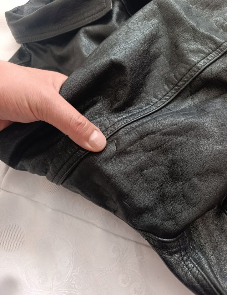 Hakiki Deri Ceket Trucker Model - Görsel 5