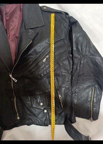 Motorcu Deri Ceket - Görsel 5