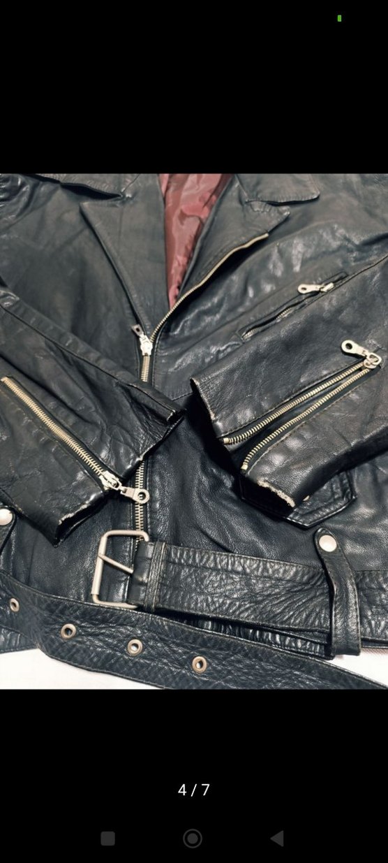 Motorcu Deri Ceket - Görsel 4