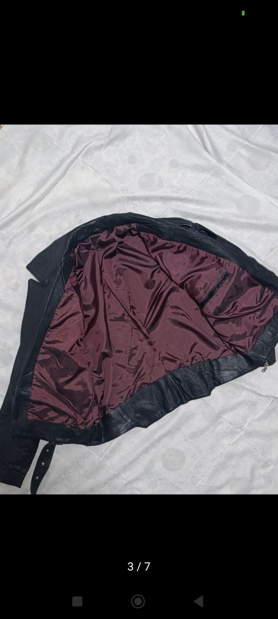 Motorcu Deri Ceket - Görsel 3