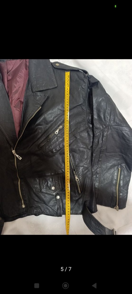 Motorcu Deri Ceket - Görsel 5